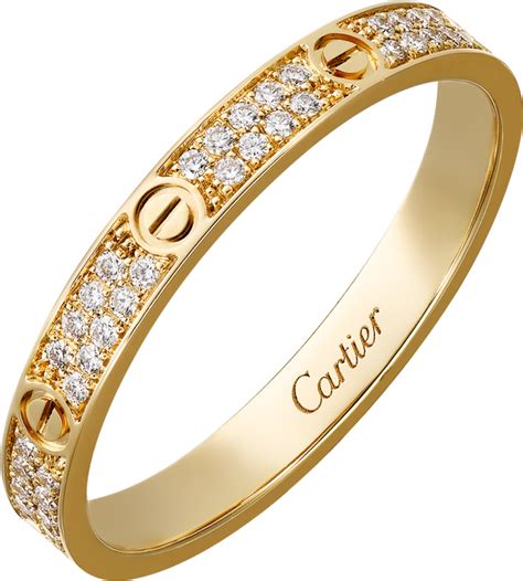 cartier love ring full diamond price